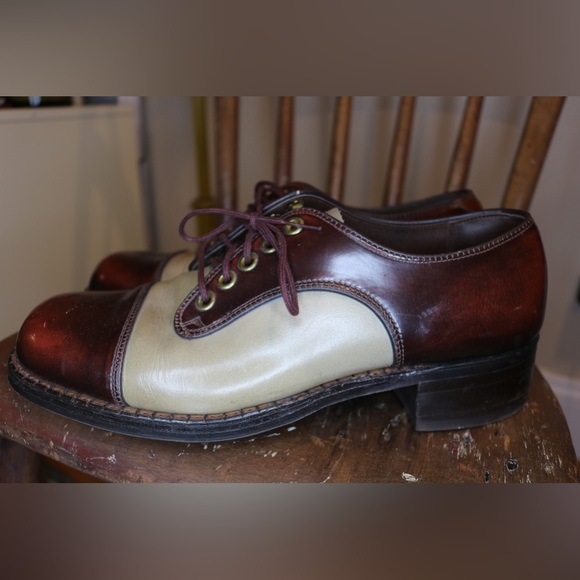 Leather Oxford wedge shoe Hanlons - Picture 3 of 6